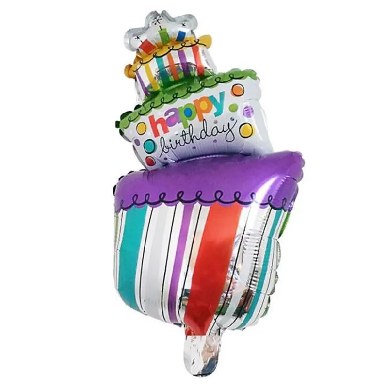 Романтическое свадебное украшение фольгированные шары трехслойный торт фольга