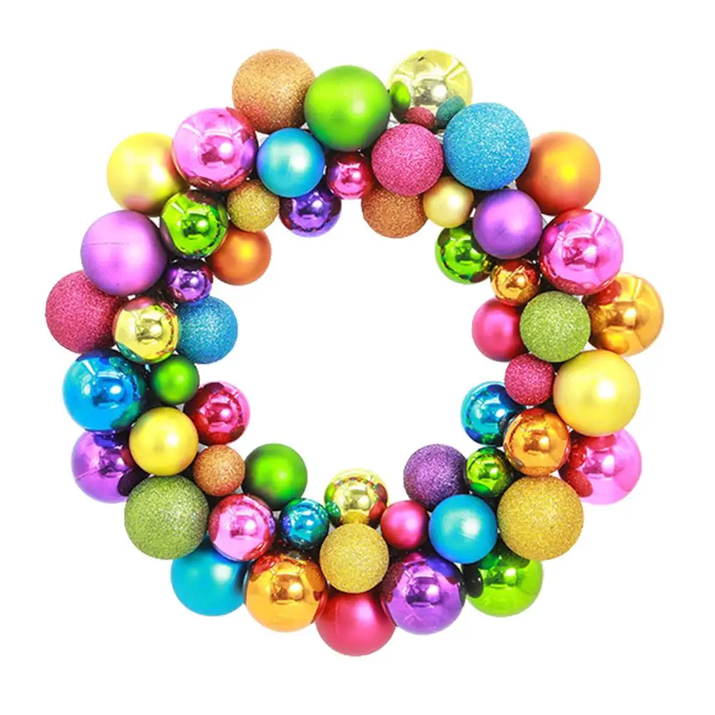 Рождественское украшение шар венок 55 Рождественский гирлянда расположение