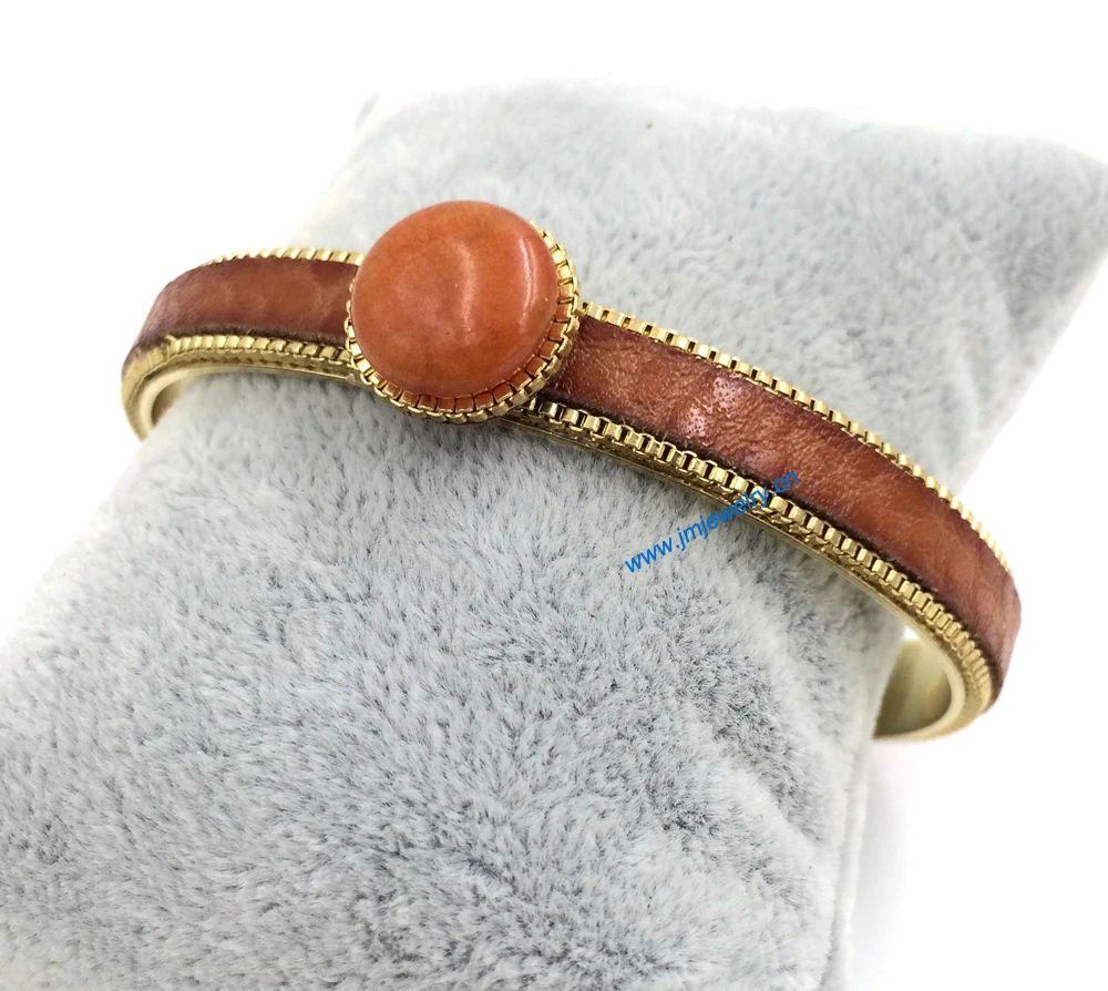 Новые Европейские поставщики ювелирных изделий ручной работы кожаный золотой