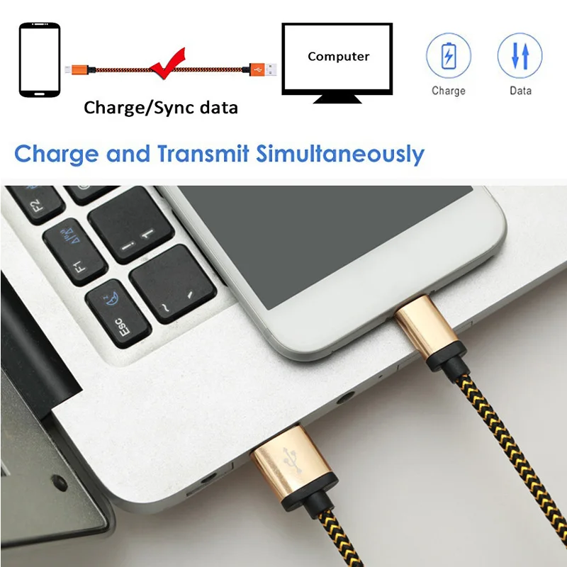 20 см 1 м 2 3 Micro Usb кабель для быстрой зарядки Microusb huawei Honor 8X 8C P9 10 Lite Y9 2019 Android зарядный