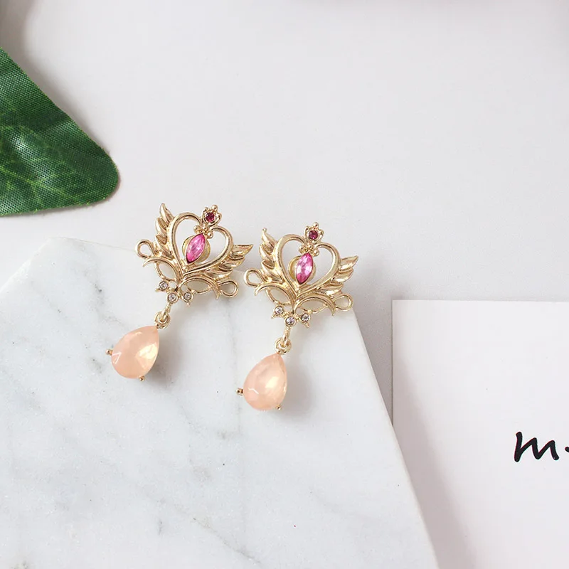 Женские серьги гвоздики в стиле японского аниме Сейлор Мун|fashion stud earrings|stud earringsstud