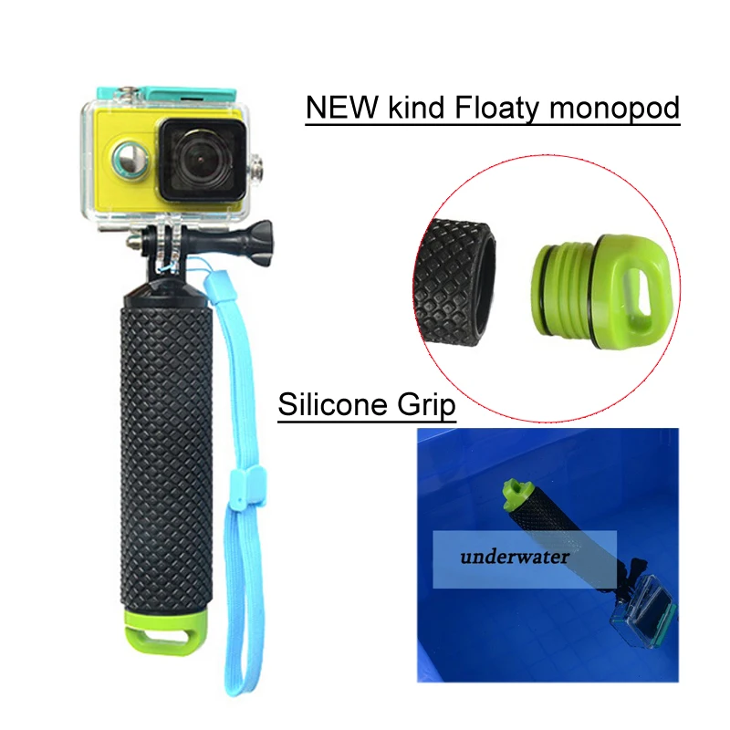 Плавающая рукоятка для Gopro hero 5 поплавок Go pro SJCAM ручки pole Monopo аксессуар Спортивная