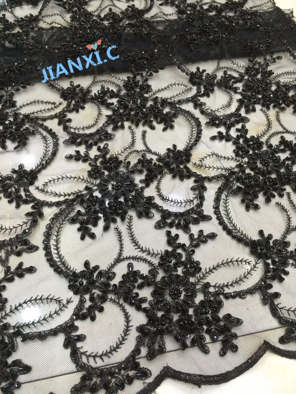 Лидер продаж вечернее платье из бисера материал JIANXI.C-120922 французская кружевная