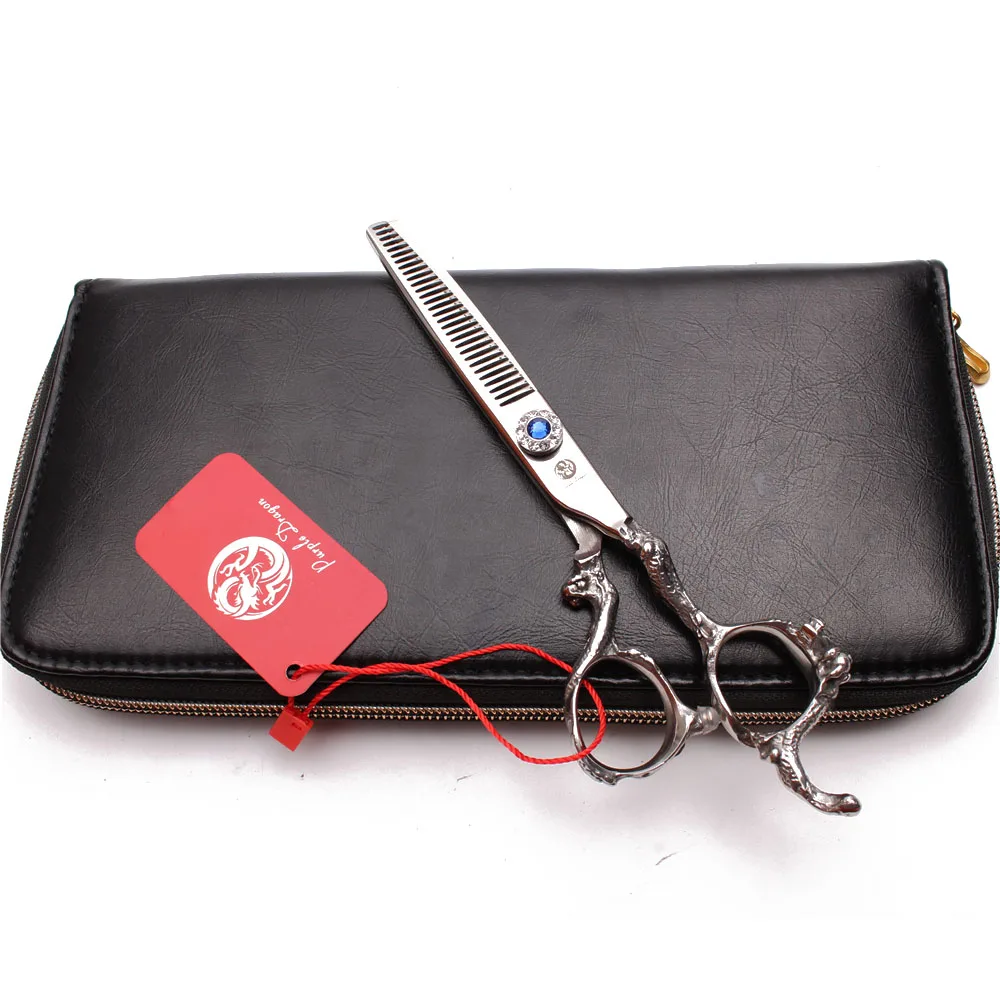 9003# 5.5" 16cm Shiny 440C Hairdressing Scissors Straight Shears Thinning Shears Professional Hair Scissors Salon Haicut Shears