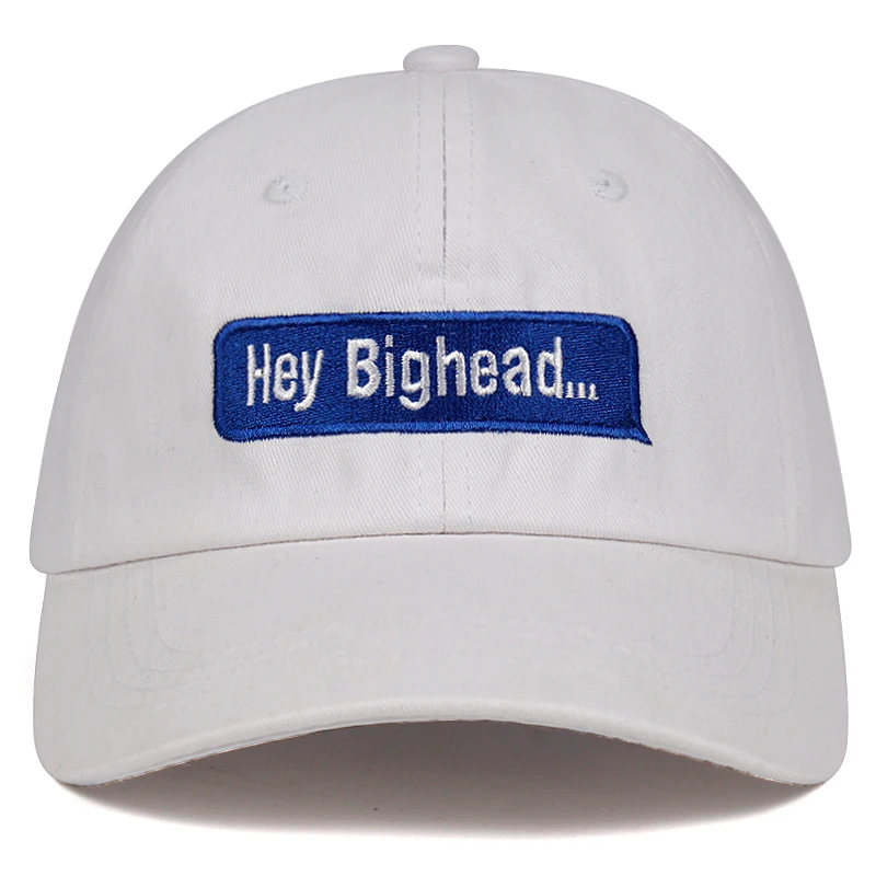 

Hey Bighead Dad Hats 100% Cotton New Embroidery Baseball Caps Hat Women Men Fashion adjustable Rose Snapback Cap hip hop Caps