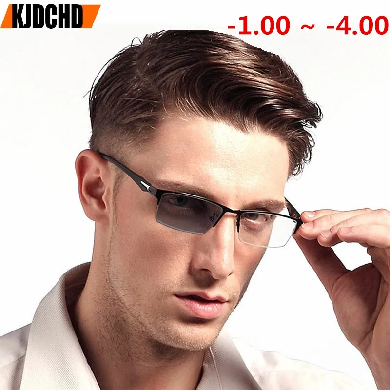 

2018 Finished Myopia Eyewear Sun Photochromic Eyeglasses Lens Optical Glasses Frame Men Computer Eyeglasses Frame Men Women