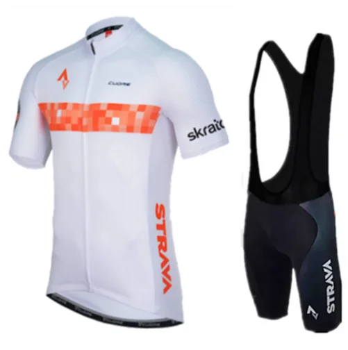 Трикотажная одежда STRAVA для велоспорта летняя футболка с коротким рукавом