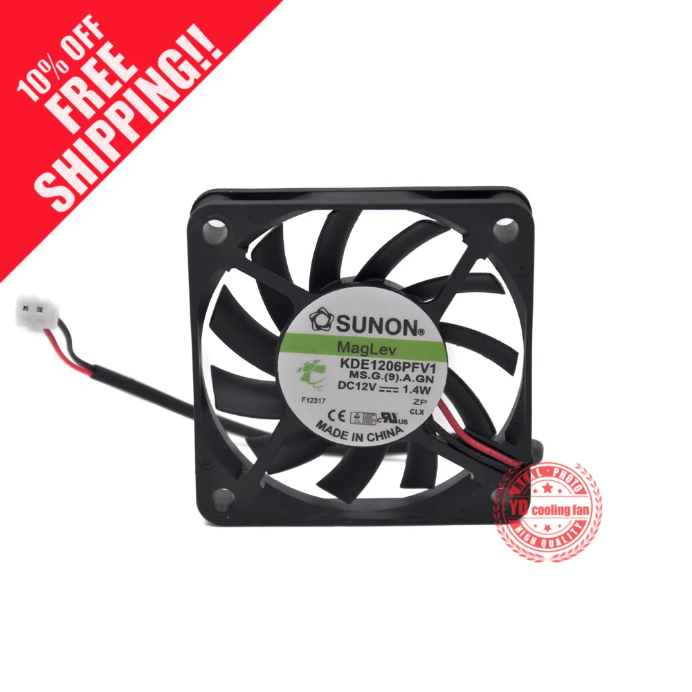 

Новый ультратонкий тихий охлаждающий вентилятор SUNON KDE1206PFV1 6010 12 В 6 см