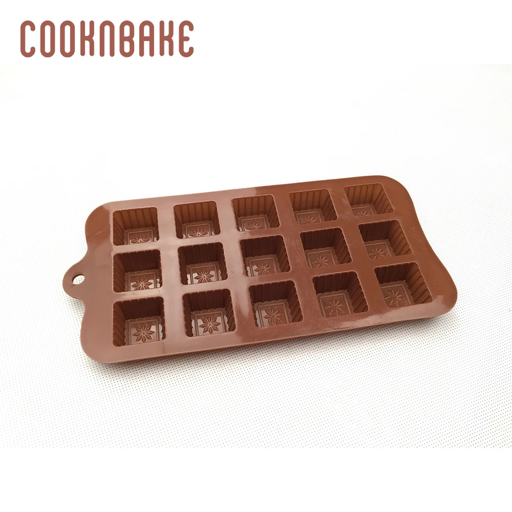 Силиконовая форма COOKNBAKE для шоколадных конфет квадратная торта силиконовая
