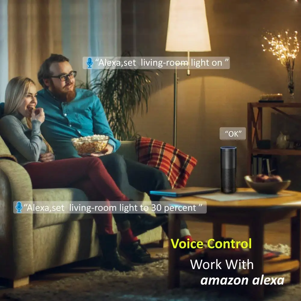 Светодиодные ленты свет Wi Fi Alexa Совместимость полный комплект смартфон