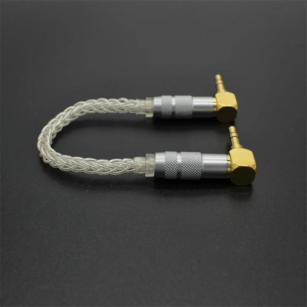 FENGRU ручной 10 см AUX кабель папа 128 ядерный плетеный стерео аудио для Walnut V2/V2S Zishan Z1/Z2