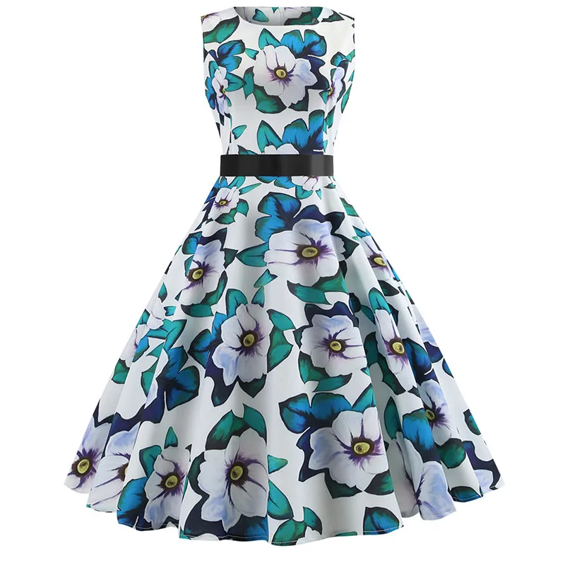 Черно-белое клетчатое винтажное платье размера плюс для женщин Vestidos Hepburn 50s 60s элегантные платья для вечеринок повседневные рокабилли Pin Up Сарафан