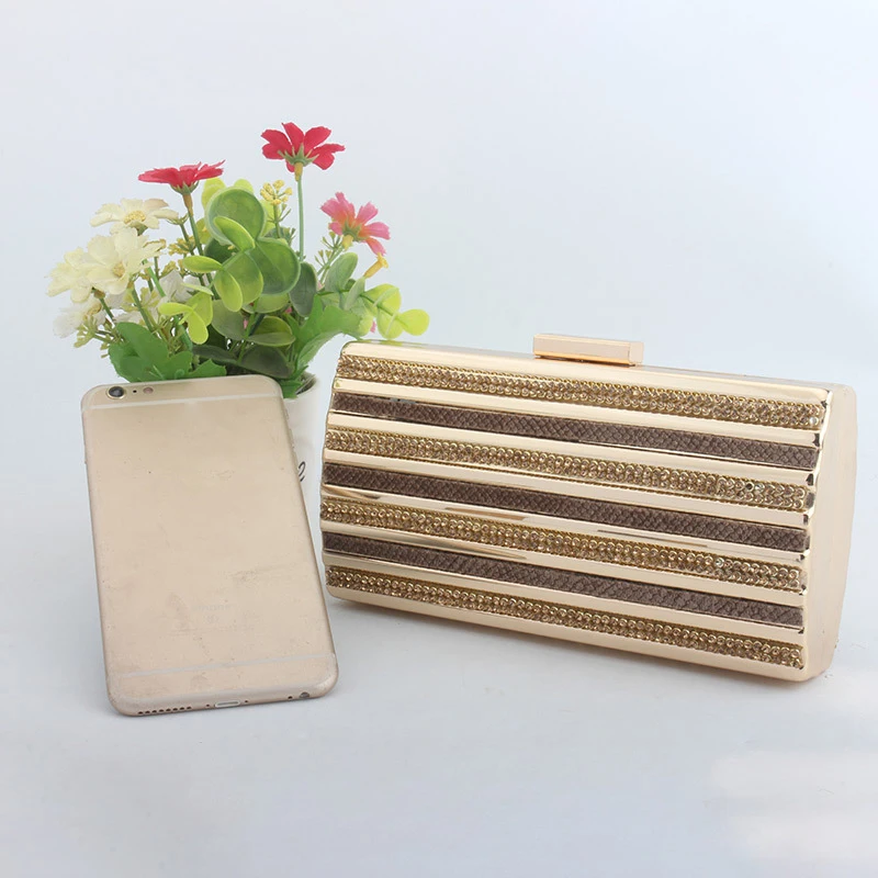New Arrival Luxury Diamond Studded Metal Fashion Party Ladies Clutch Bag Evening Mini Messenger For Women Chain Purse | Багаж и сумки