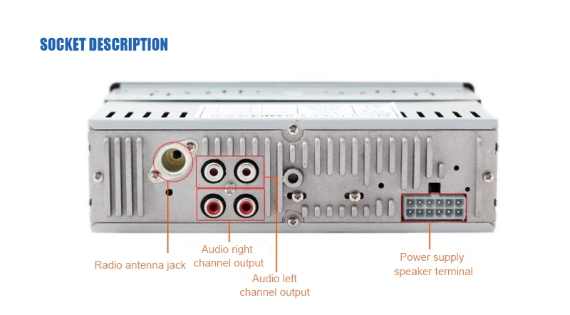 Авторадио 12 в Bluetooth V2.0 JSD520 автомобильный стерео In-dash 1 Din FM Aux вход приемник SD USB MP3 MMC WMA автомобильный Радио плеер