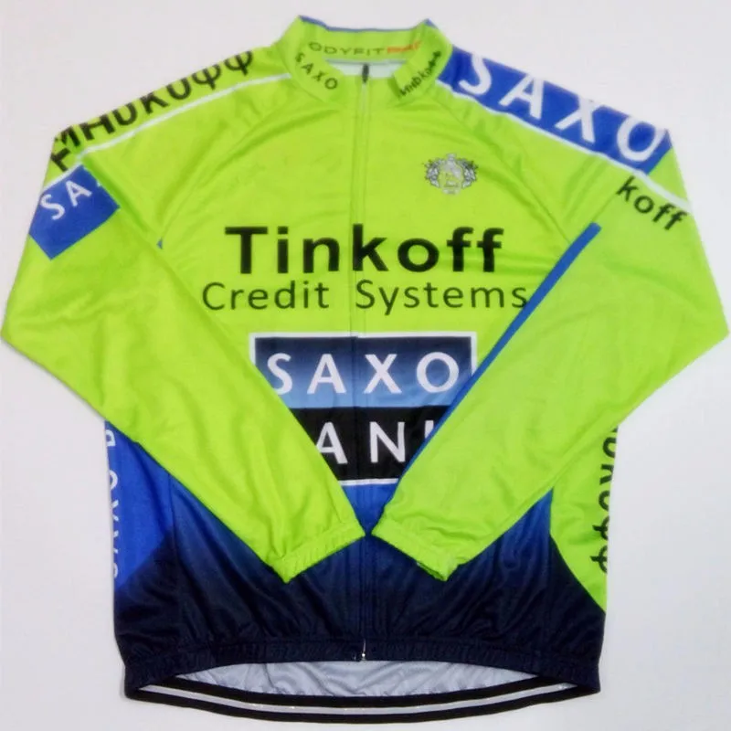 Спортивная одежда для велоспорта Tinkoff велосипедная с длинным рукавом горного