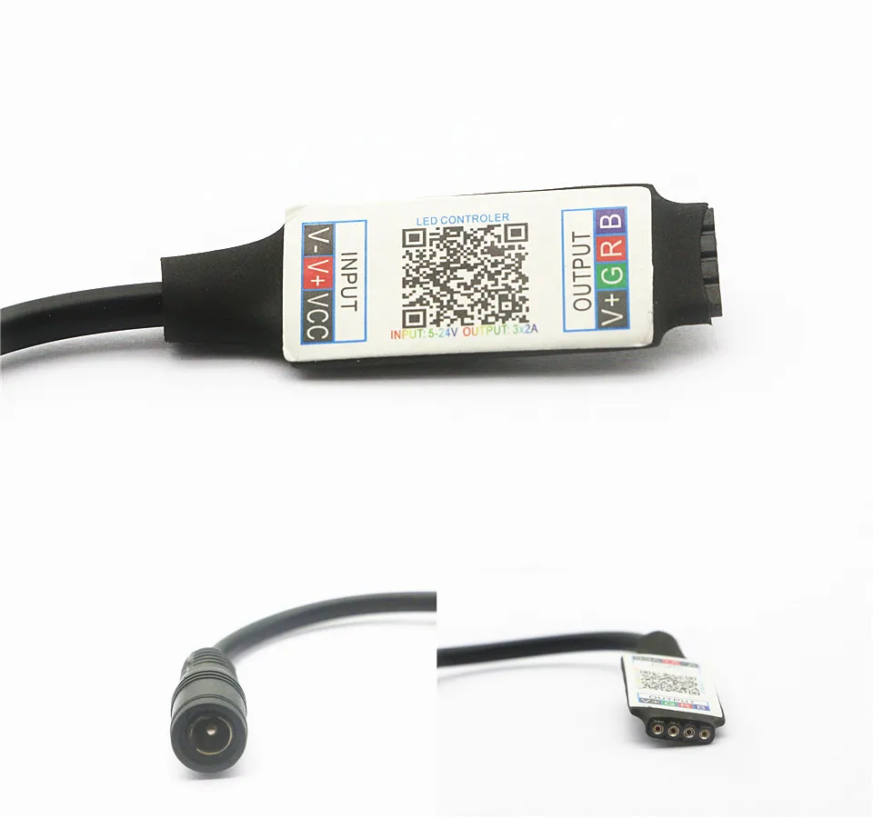 Миниатюрный Bluetooth-контроллер RGB музыкальный контроллер светильник световых лент