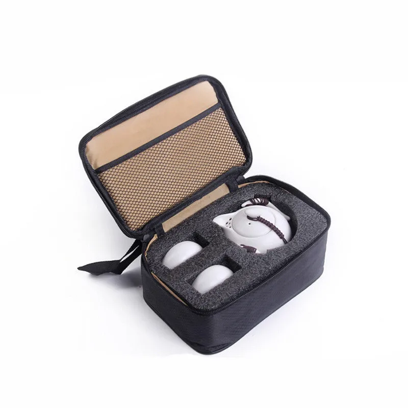 1 чайник 2 чашки дорожный пакет чайные наборы в виде печи портативный чайный набор