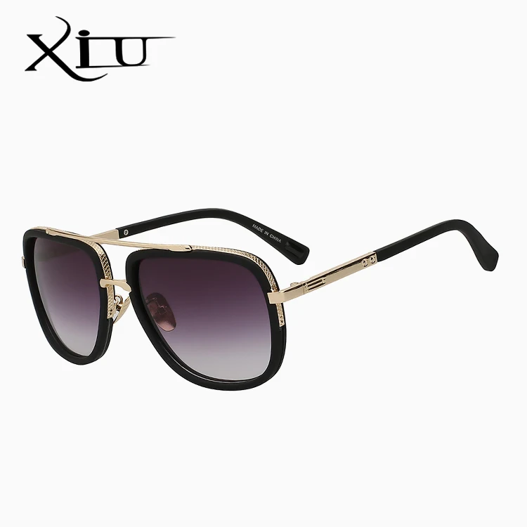 Rubber black frame Брендовые дизайнерские солнцезащитные очки мужские и женские Ретро Винтажные Солнцезащитные очки Большая оправа модные очки высокое качество очки UV400 - Цвет линз: Rubber black frame