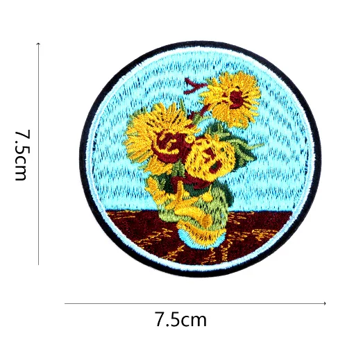 Style 29 Sunbling новые крутые железные нашивки круглые буквы Parches полоса вышитая аппликация для куртки наклейки для одежды значок самодельные Украшения - Цвет: Style 29