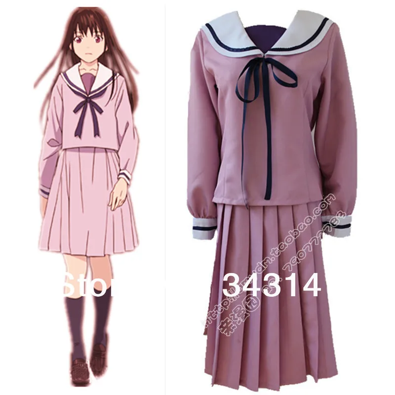 Noragami Iki hijori маскарадные костюмы для косплея платье моряка Японская одежда