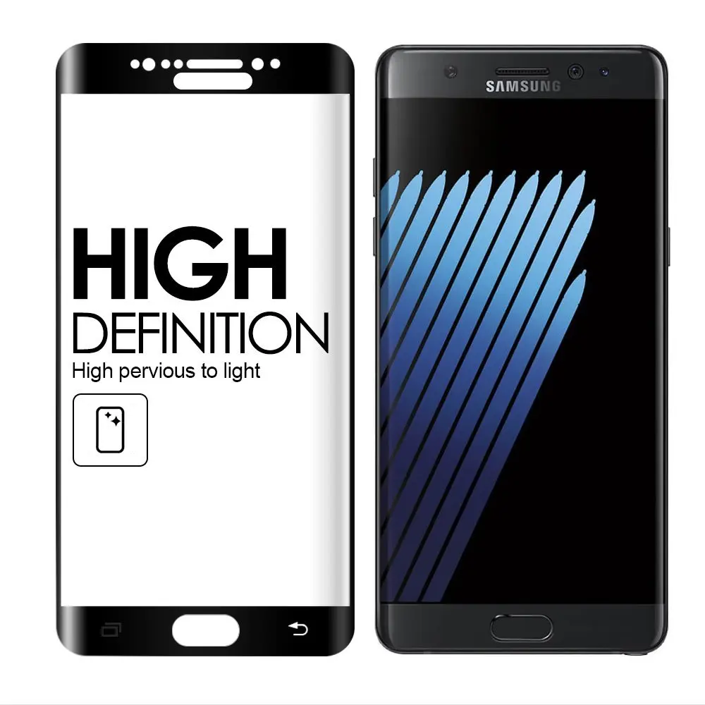 100 шт. 3D Note 8 Защитная пленка для экрана из закаленного стекла Samsung Galaxy S8 Plus note 9