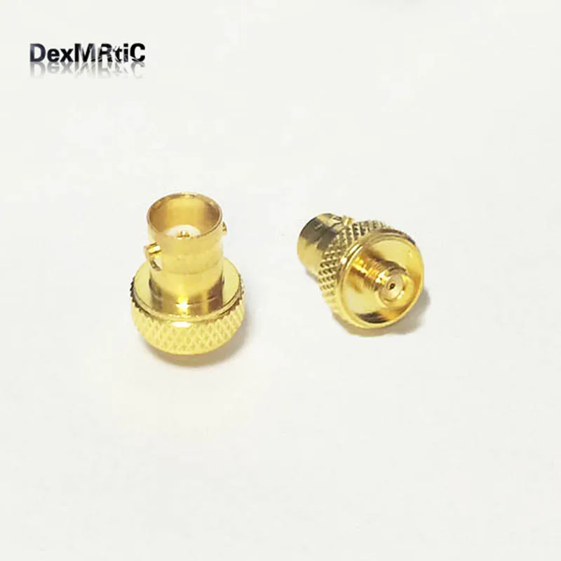1 шт. BNC гнездо переключатель SMA женский RF коаксиальный адаптер конвертер прямой