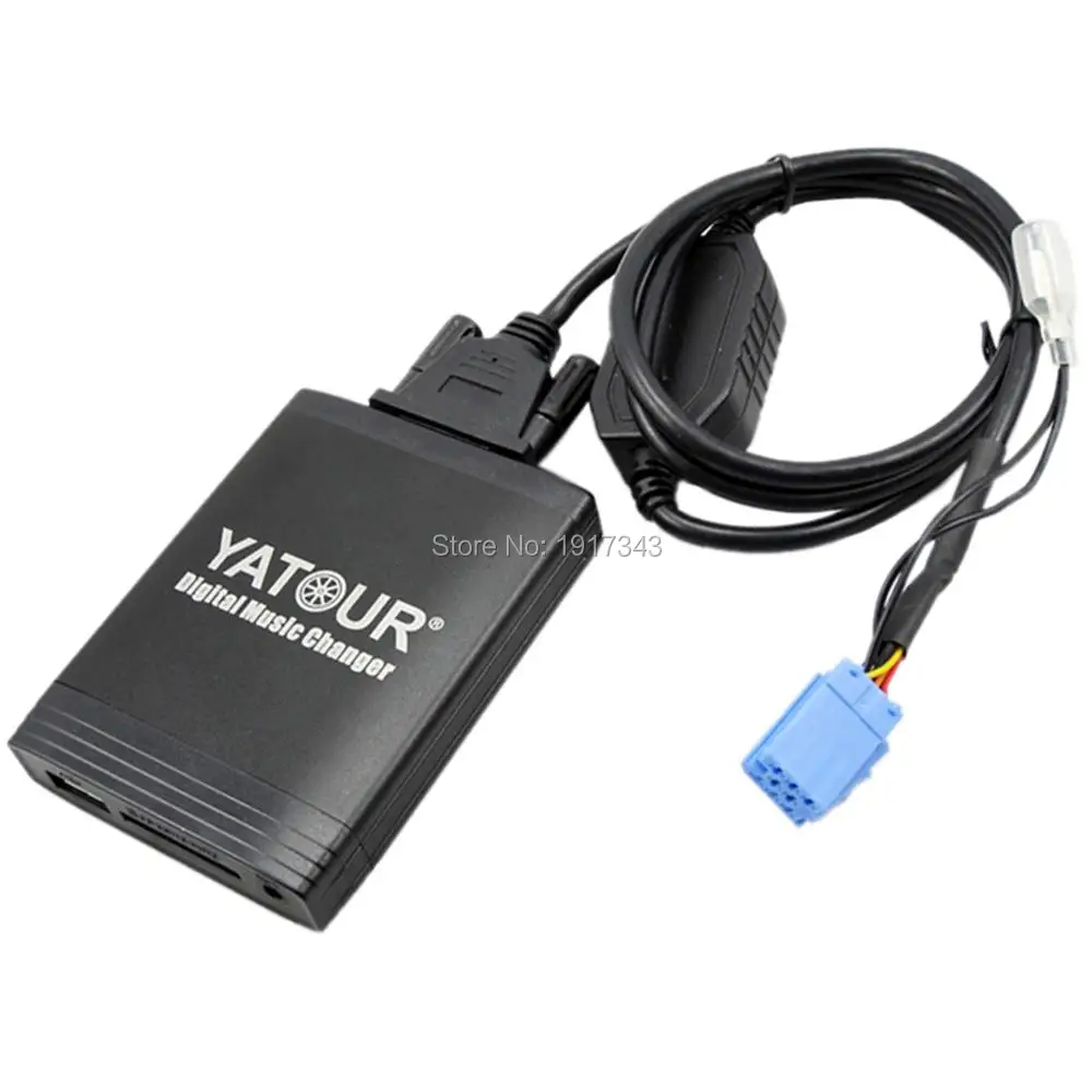 Автомобильный адаптер YATOUR AUX MP3 SD USB музыкальный для CD-дисков 8 контактов внешний