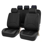 Чехол для автомобильного сиденья, искусственная кожа, Всесезонная универсальная подушка, 5 мест, защитные чехлы на сиденье автомобиля