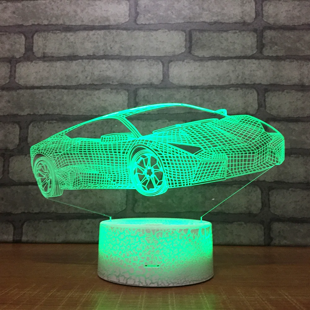 Подарок на день рождения креативное качество красочные 3d маленькие ночные