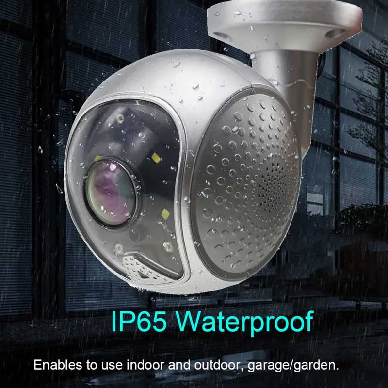 Беспроводная ip-камера DAYTECH, водонепроницаемая, для улицы, 1080 P, 2 МП, панорамная, WiFi камера, аудио, обнаружение движения, сигнализация, облачная запись
