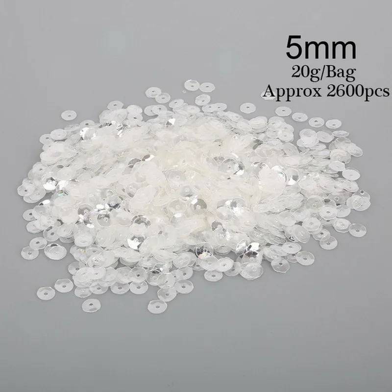 3/4/5/6mm Round Cup Sequin For Clothing Accssory Craft Scrapbooking Paillettes Wedding Art Decoration Jewelry Making DIY | Украшения и