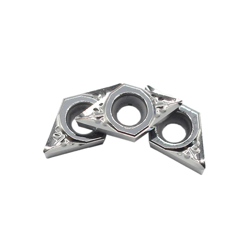 DCGT070204 AK H01Aluminum cutter blade DCGT 070204 Interning turning tool Insert Cutting Tool CNC Tools AL +TIN Alloy wood | Инструменты
