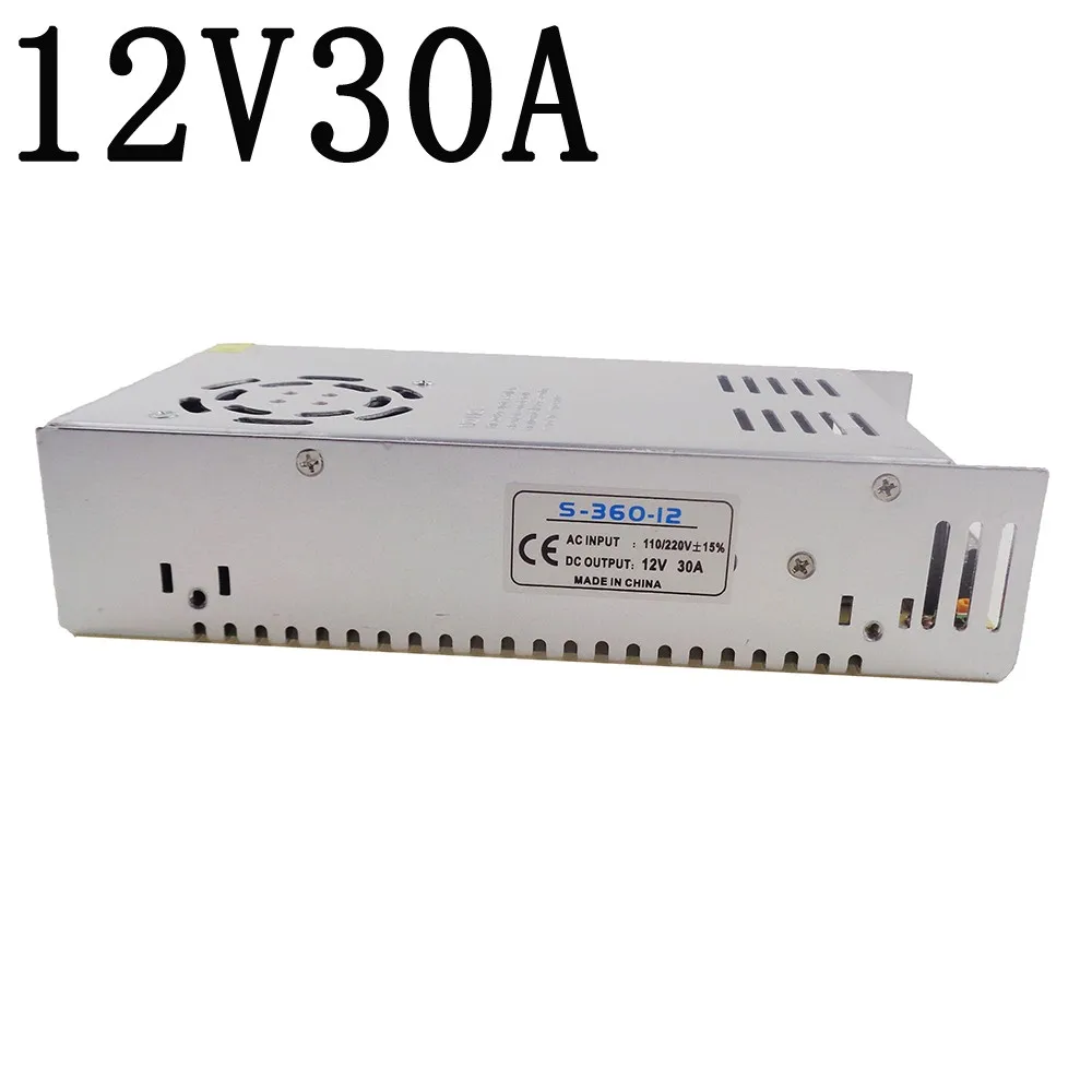 Светодио дный драйвер AC100-240V к DC 12 В 1A 2A 3A 5A 10A 15A 20A 30A 40A 50A 60A Мощность адаптер для Светодиодные ленты свет трансформатор питания