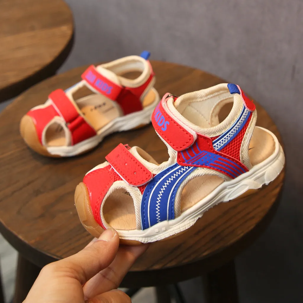 Спортивные сандалии SAGACE на липучках для мальчиков и девочек лето каждый день |