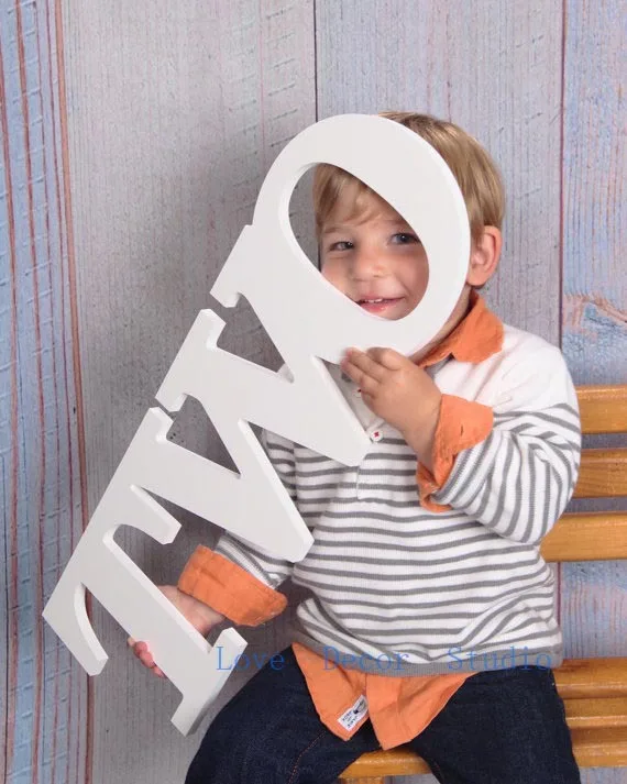 free shipping TWO Sign Kids' Photo Prop Second Birthday 2nd Party Deco|deco party|deco birthdayprops photo |