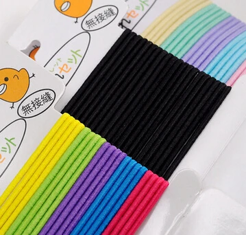 

New arrival( 2pack=40pcs)Children mini candy color cute hair bands gum baby girl's rubber band hair accessories