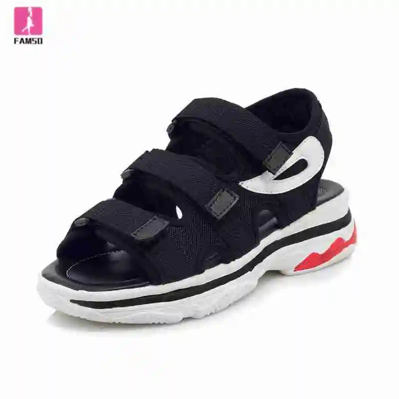 FAMSO/2019 г. женская обувь на каблуке смешанные цвета платформе Классические