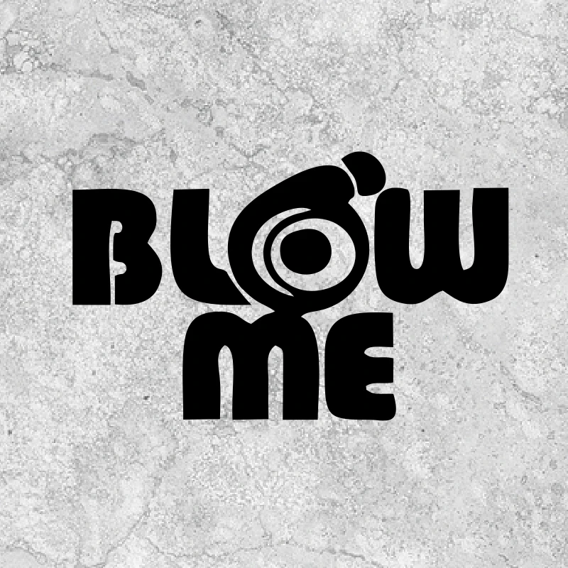 Стильные аксессуары для стены автомобиля BLOW ME наклейки грузовика на заказ длина