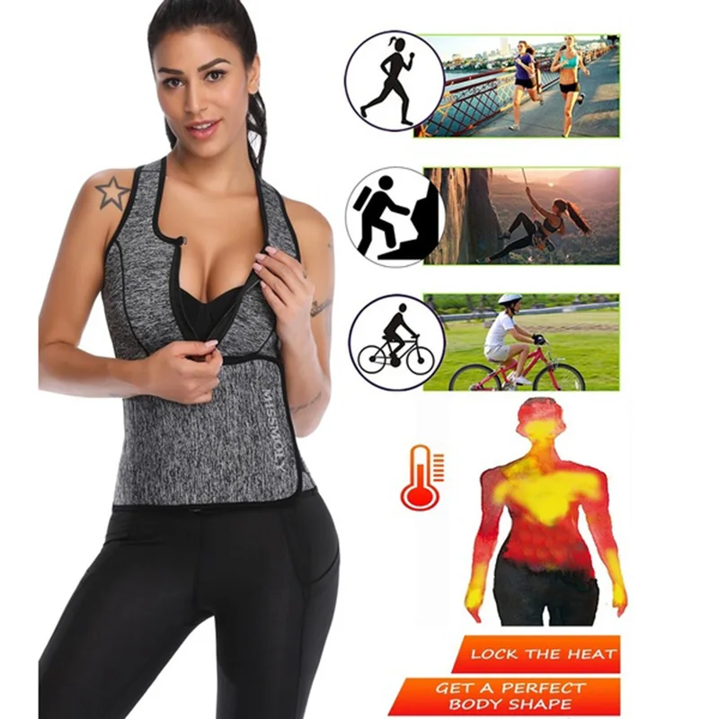 Women Shapewear Neoprene Sauna Waist Trimmer Girdle Wasit Trainer Slimmmg Vest for Women Adjustable Waist Shaper Tummmy Control