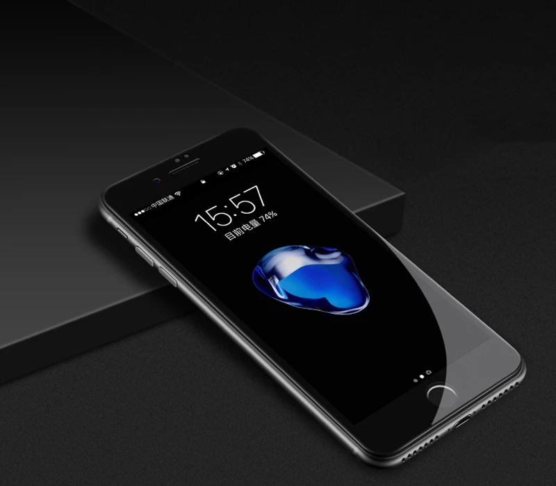 100 шт./5D изогнутая Защитная пленка для iPhone 6 6S 7 8 Plus X Edge с полным покрытием из