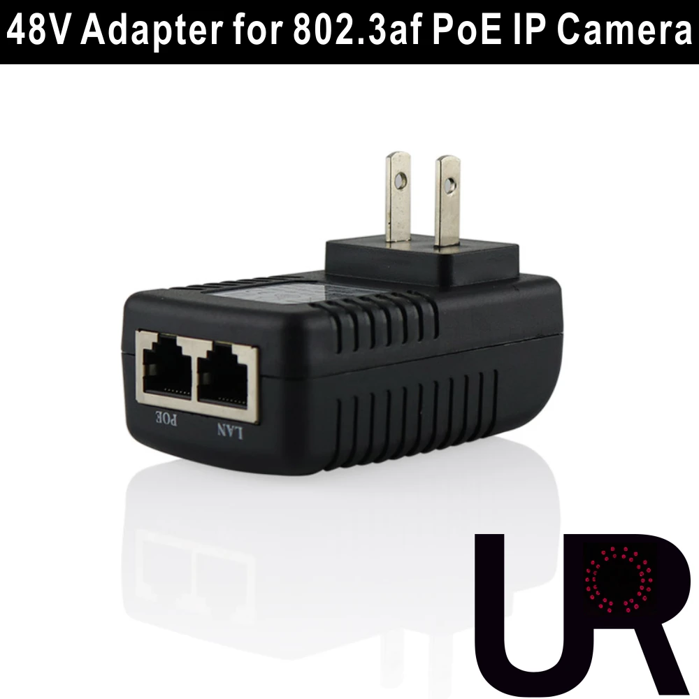 DC48V POE Питание предназначен для IEEE802.3af ip камеры и Поддержка 100 м ethernet кабель