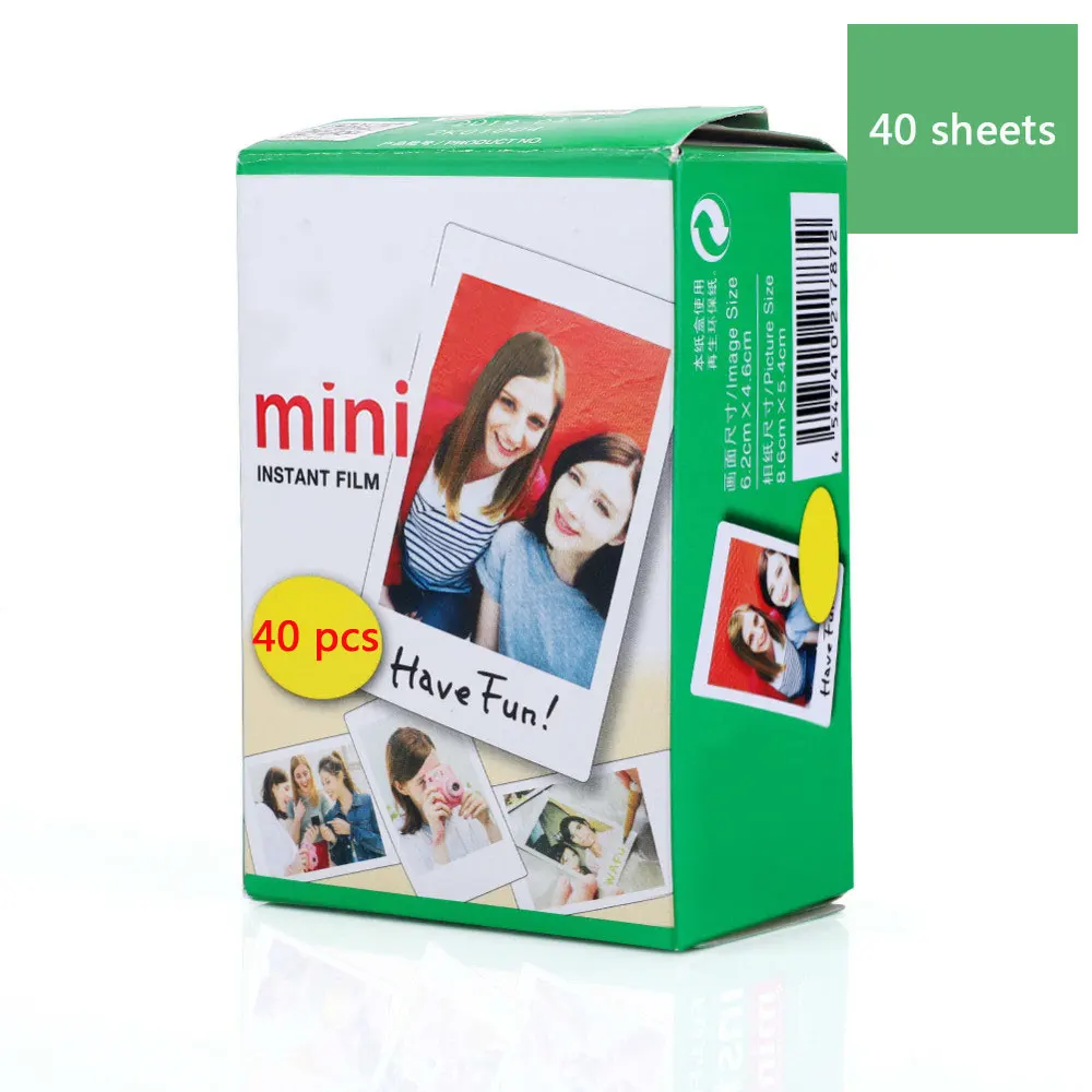Фотобумага Fujifilm Instax Mini White Edge 10 40 листов фотобумага для Fuji mini 8/7s/25/50/90 фотоальбом 3