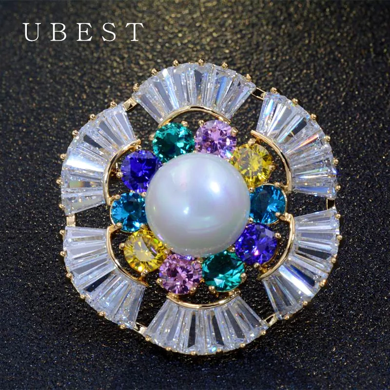 UBEST 2019 роскошные женские Высокое качество для женщин большой цветок жемчуг