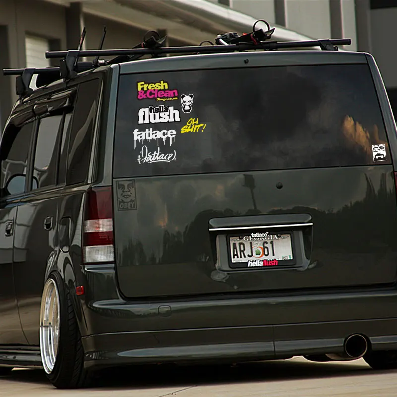 Светоотражающие виниловые наклейки JDM Noizzy для автомобилей на таможне западного