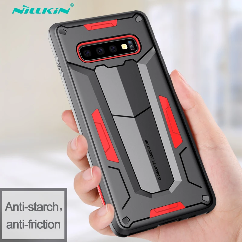 

For Samsung Galaxy S10 Case S10 Plus Back Cover Nillkin Defender 2 TPU+PC Armor Phone Cases Fundas For Samsung Galaxy S10 Plus