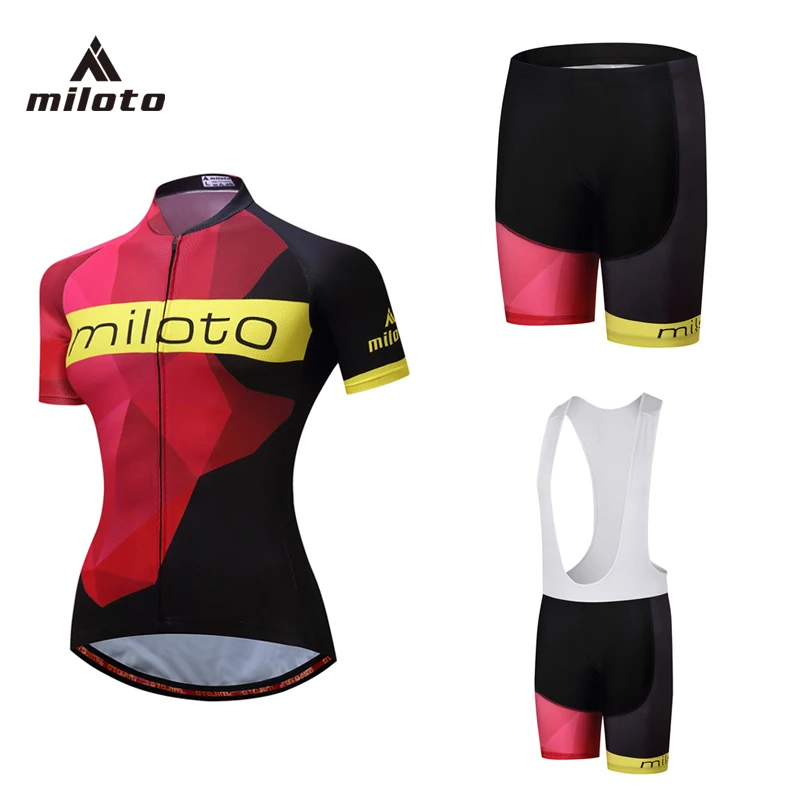 MILOTO 2018 Pro Team Велоспорт Джерси велосипед короткий набор MTB Ropa Ciclismo для замены шин