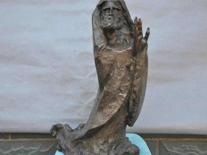 Красивое художественное украшение Bodhidharma Dharma Guru Saint Monk абстрактная статуя | Дом и