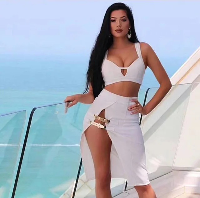 Высокое качество Для женщин летние пикантные V Средства ухода за кожей шеи Белый 2