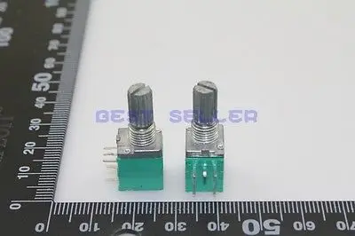 

10pcs B10K 10K ohm 5 pin Linear Rotary Potentiometer for power amplifier