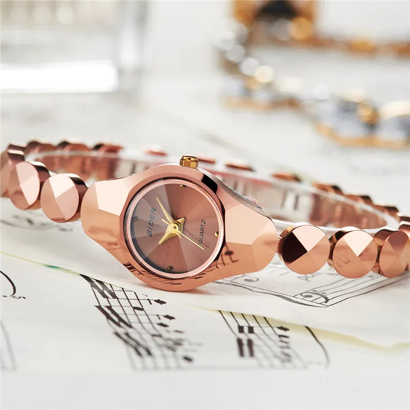 Новый Байден лучший бренд класса люкс Повседневное Для женщин часы классические